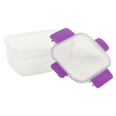 URBN-CHEF Height 8cm 1.1L Purple Food Plastic Storage Container ...