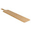 URBN-CHEF Length 75cm Wooden Bamboo Platter Serving Board Reversible Charcuterie Paddle Cheese Dips