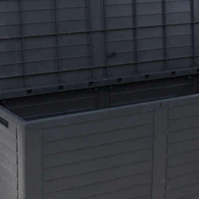 Box Giardino URBNLiving 320L - Cofano Portattrezzi Con Ruote - Plastica Resistente