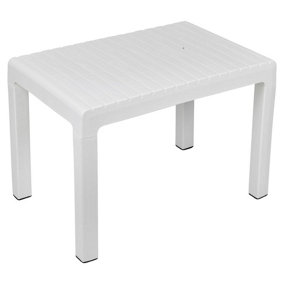 White plastic garden table b&q new arrivals