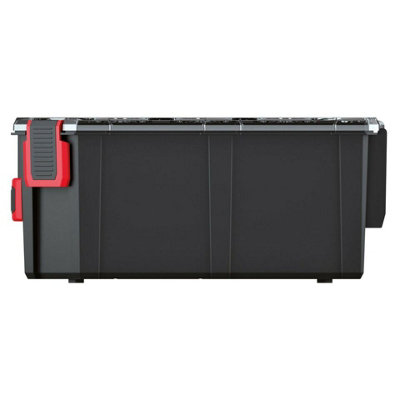 URBNLIVING 11cm Height DIY Compartment Parts Storage Organiser Cabinet Screws Carry Case Tool Box Small Tall