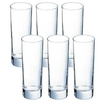 URBNLIVING 15cm Height Set of 6 High Ball Glasses 220ml - 3