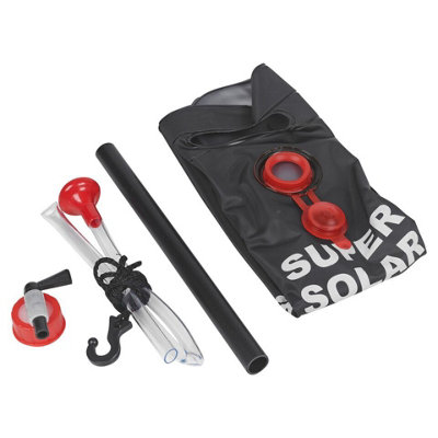 Solar Shower Sapsisel Camping Shower Bag, 5 Gal/20L Solar