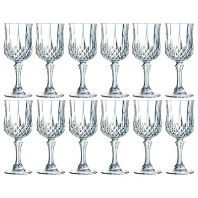 URBNLIVING 170ml Eclat Cristal D'Arques Hi-Ball Tumbler Glass Set of 12