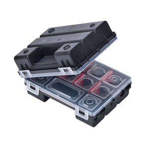 URBNLIVING 200 DIY Tool Storage Box Compartment Organizer Case Box