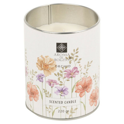 URBNLIVING 200gm Luxury Flower Scented Wax Candles in Tin Gift Set Aroma Xmas 35 Hour - 4