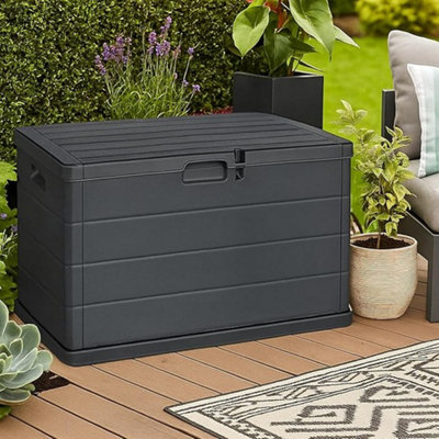 URBNLIVING 200L Large Lockable Garden Storage Box - Outdoor Chest for ...