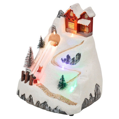 Feeric Lights & Christmas Villaggio Di Natale Folletti Giocatori E Babbo Natale Animato/Musical 13 LED + Transfo Au Meilleur Prix Sur