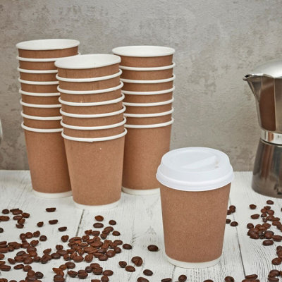 100pcs Disposable Paper Cup Cover, 3.54 Inches Recycled Drinking Lid, White Coffee Cup Cover, Hot Cup Lids For Home Kitchen Cafe Parties Wedding Hotel Bars (Without Hole