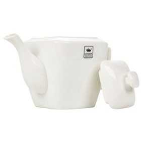 URBNLIVING 24cm Width Traditional Porcelain Ceramic Coffee Teapot