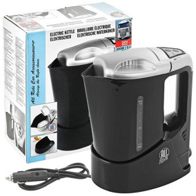 URBNLIVING 24V 300W 0.8L Car Camper Van Lorry Truck Thermal Protect Electric Travel Kettle