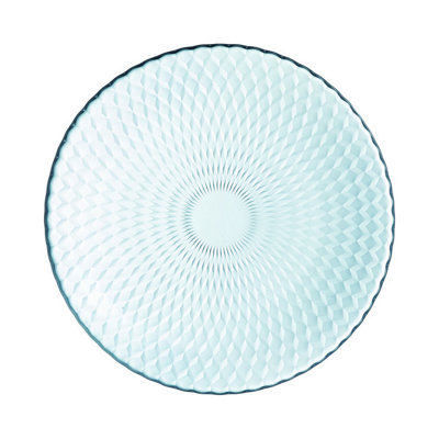URBNLIVING 25cm Diameter Tempered Glass Dinnerware Set of 18 Pcs
