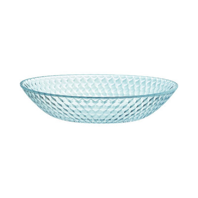 URBNLIVING 25cm Diameter Tempered Glass Dinnerware Set of 18 Pcs