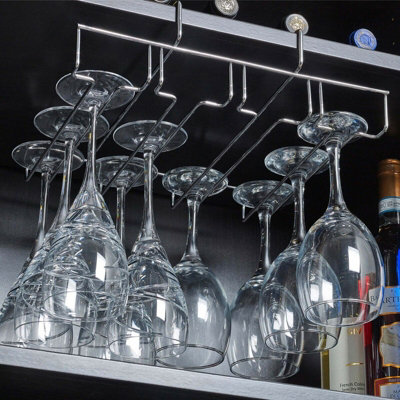 Stainless Steel Wine Glass Rack Table Wine Glass Holder Modern