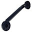 URBNLIVING 300mm Black Colour Easy ABS Grab Handle Bar Safety Croydex Shower Mobility Aid