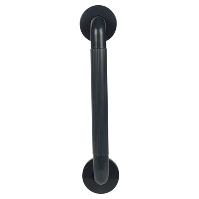 URBNLIVING 300mm Grey Colour Easy ABS Grab Handle Bar Safety Croydex Shower Mobility Aid