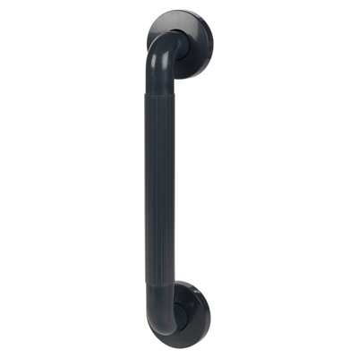 URBNLIVING 300mm Grey Colour Easy ABS Grab Handle Bar Safety Croydex Shower Mobility Aid