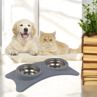 Metal cat feeder online