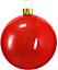 URBNLIVING 45cm Red Inflatable Christmas Bauble Ball Decoration Xmas Tree Outdoor Hanging Ornaments