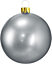 URBNLIVING 45cm Silver Inflatable Christmas Bauble Ball Decoration Xmas Tree Outdoor Hanging Ornaments