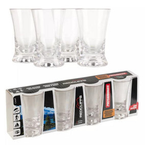 URBNLIVING 4pcs 45ml Polycarbonate Shot Glasses Outdoor Unbreakable Party Bar Drinks Tequila
