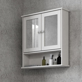 URBNLIVING 56cm Height Bathroom Frameless mirror Cabinet