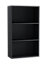 URBNLIVING 60cm Width Black Colour Wide 3 Shelf Tier Wooden Bookcase Cabinet Storage Shelving Display Shelves Unit