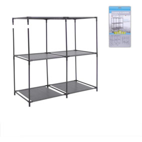 URBNLIVING 68.5cm Height 4 Cubed Storage Cupboard With Baskets Home Furniture Shelf Rack Unit Closet