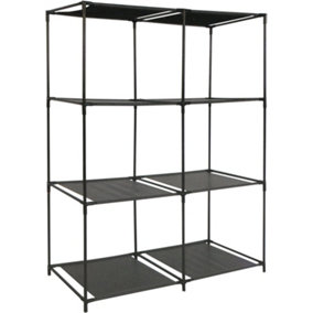 URBNLIVING 68.5cm Height 6 Cubed Storage Cupboard With Baskets Shelf Rack Unit Closet