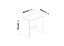 URBNLIVING 75cm Height Small Compact Modern Computer PC Laptop Desk Study Table Home Office Workstation Oak Colour