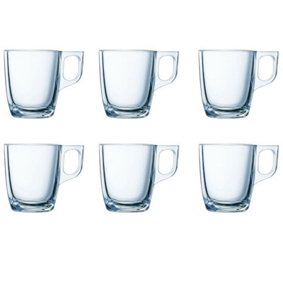 URBNLIVING 7cm Height 90ml Espresso Mug Tea Coffe  Set of 6 Pcs