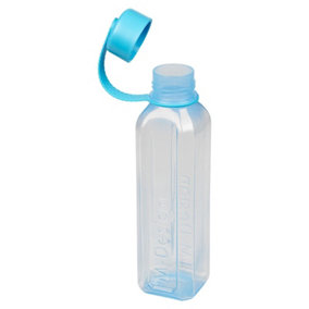 URBNLIVING 800ml Blue Reusable Water Drinking Sports Bottle Container Flask with Leakproof Lid