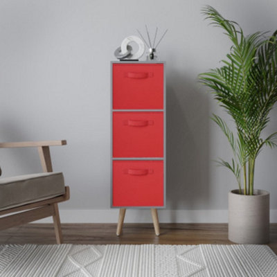Stylish 4 Tier Bookcase - 30x23.5x106cm Beech - Durable Chipboard - Multiple Finishes - Easy Assembly - Free Shipping main image 1