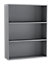 URBNLIVING 80cm Width Grey Colour Wide 3 Shelf Tier Wooden Bookcase Cabinet Storage Shelving Display Shelves Unit