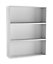 URBNLIVING 80cm Width White Colour Wide 3 Shelf Tier Wooden Bookcase Cabinet Storage Shelving Display Shelves Unit