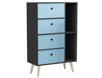 Estantería 6 Cubos Infantil Color Blanco Y Negro 63x95x32 Cm (anchoxaltoxfondo) | Leroy Merlin