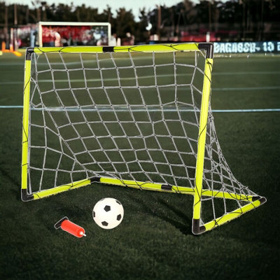 URBNLIVING 90cm Width Soccer Football Goal Net Practice Kids Junior ...