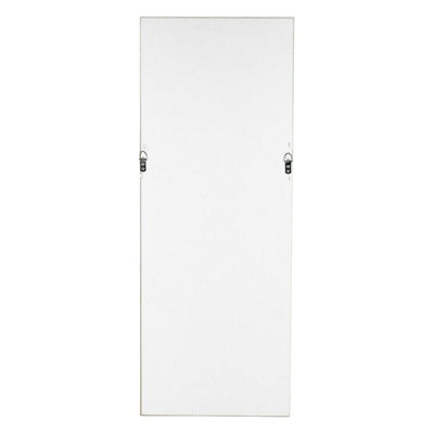 URBNLIVING 97cm Height Large Black Wooden Frame Wall Hanging Mirror