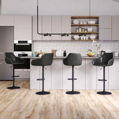 Comfortable Diy Bar Stools With Backs URBNLIVING Adjustable