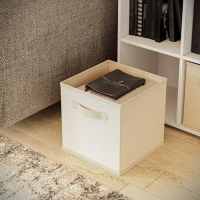 URBNLIVING Asymmetrical 8-Cube Rustic Brown Bookcase Storage unit with ...