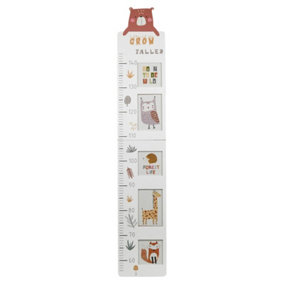 URBNLIVING Height 110cm Baby Growth Board Hanging Height Measure Chart with Photo Pockets Frames Growing