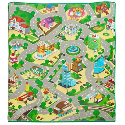 URBNLIVING Height 120cm Kids Large Colourful Play Floor Activity Playing Mat EVA Soft Foam Rug