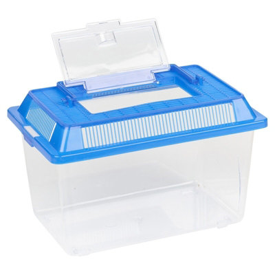 Plastic storage bin fish tank best sale