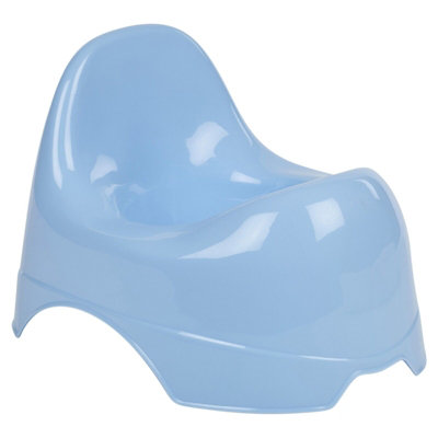 URBNLIVING Height 24cm Blue Plastic Baby Toddler Infants Potty Bathroom Training Toilet Seat Unisex Urinal