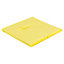 URBNLIVING Height 24cm Collapsible Yellow Cube Medium Storage Boxes Kids Toys Carry Handles Basket Bits Bobs Organise
