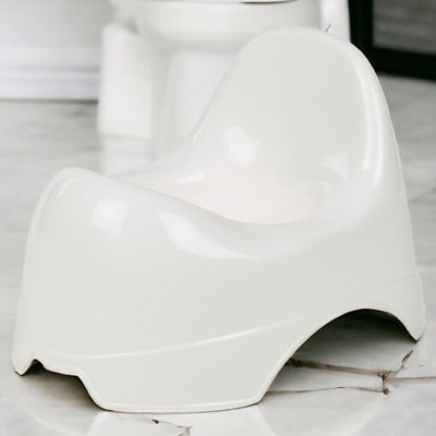 URBNLIVING Height 24cm White Plastic Baby Toddler Infants Potty Bathroom Training Toilet Seat Unisex Urinal