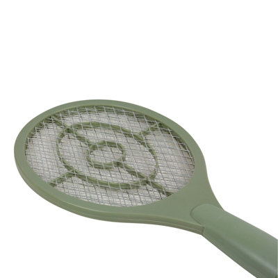 URBNLIVING Height 45cm Electric Fly Zapper Racquet Insect Wasp Mosquitoes Pest Squatter Killer Catcher