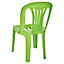 URBNLIVING Height 54cm Colour Green Kids Plastic Chair Activity Furniture Toddler Child Party Toy Play Set