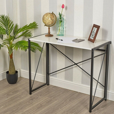 Computer table folding legs discount