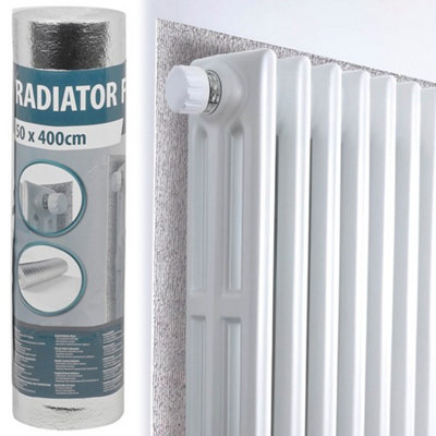 URBNLIVING Radiator Heat Reflective Aluminium Foil Heat Energy Saving ...